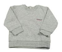 Sivá melírovaná mikina s logom McKenzie