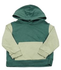 Zelená mikina s kapucňou H&M