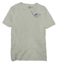 Nové - biele rebrované úpletové tričko H&M