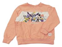 Marhuľová mikina s Mickeym a kamarády H&M