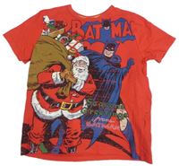 Červené tričko s Batmanem a Santou M&S