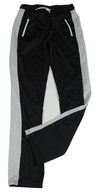 Černo-bílé sportovní tepláky ergeenomioxx