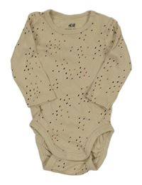 Béžové bodkovaná é body H&M