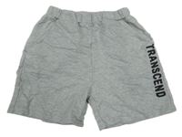 Sivé tepláky s nápisom Shein