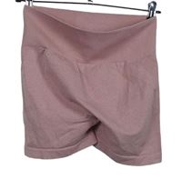 Dámské růžové elastické sportovní kraťasy 