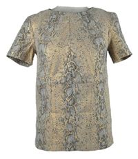 Dámska oranžovo-modrá vzorovaná blúzka Topshop