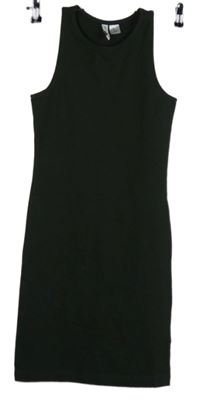 Dámske tmavozelené elastické šaty H&M