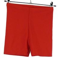 Dámské červené legínové kraťasy vel. 32