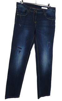 Dámské tmavomodré skinny rifle s prošoupáním Blue Motion 