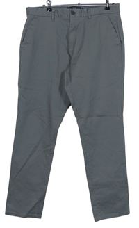 Pánske sivé plátenné chino nohavice zn. Next vel. 36R