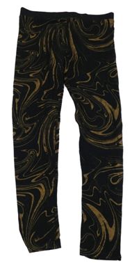 Čierno-zlaté legíny Next