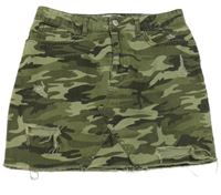 Army rifľová sukňa New Look