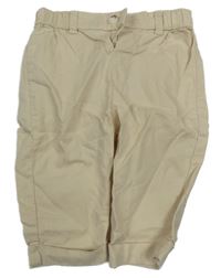 Béžové plátenné nohavice H&M