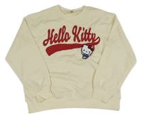 Krémová oversize mikina s Hello Kitty H&M