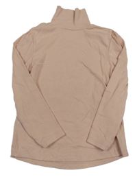 Svetloružové tričko s rolákom Zara