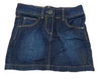 Tmavomodrá rifľová sukňa Esprit