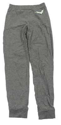 Sivé pyžamové nohavice s netopýrem Pocopiano