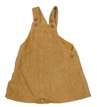 Medové manšestrové šaty s kapsou Next