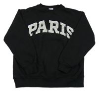 Čierna mikina s nápisom zn. Zara