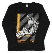 Čierne tričko s nápisom Chapter Young