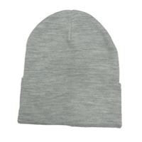 Šedá pletená čepice H&M