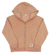 Svetloružová prepínaci mikina s kapucňou H&M
