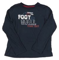 Tmavomodré tričko s nápisom Pepperts!