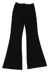 Čierne zvonové nohavice