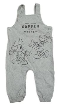 Šedé laclové tepláky s Mickeym George 