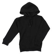 Čierna vzorovaná prepínaci mikina s kapucňou Primark