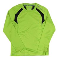 Křiklavě zeleno-černé funkční sportovní triko PRO TOUCH