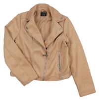 Pudrový semišový jarní crop křivák PRIMARK