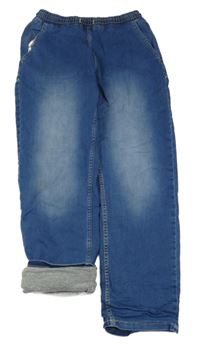 Modré jogger pull on podšité rifle H&M