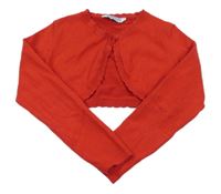 Červené propínací svetrové bolérko maoyral