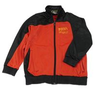 Červeno-čierna prepínaci športová mikina s logom PROFI AM BALL