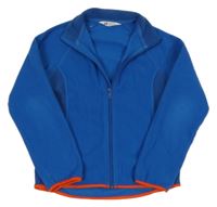 Modro-petrolejová fleecová prepínaci mikina H&M