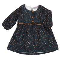 Čierne vzorované šaty P'tit Mome