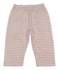 Růžovo-bílé pruhované tepláky JY.COZY