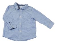 Světlemodrá melírovaná košile H&M