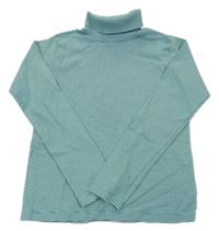 Tmavozeleno-bílý pruhovaný rolák PETIT BATEAU