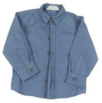 Modrá menšestrová košeľa zn. H&M