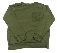 Khaki mikina s vreckom zn. Next
