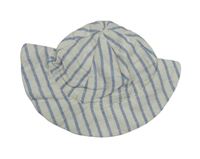 Modro-bílý pruhovaný klobouk Matalan