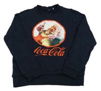 Tmavomodrá mikina so Santou - Coca Cola LMTD