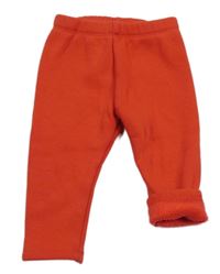 Červené zateplené legíny