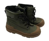 Khaki-hnědé kotníkové zimní boty H&M vel. 31