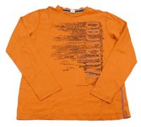 Tehlové tričko s nápismi S. Oliver