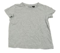 Sivé melírované tričko Pocopiano