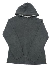 Tmavosivý sveter s kapucňou H&M