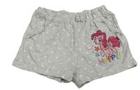 Šedé puntíkaté kraťasy s My Little Poney George